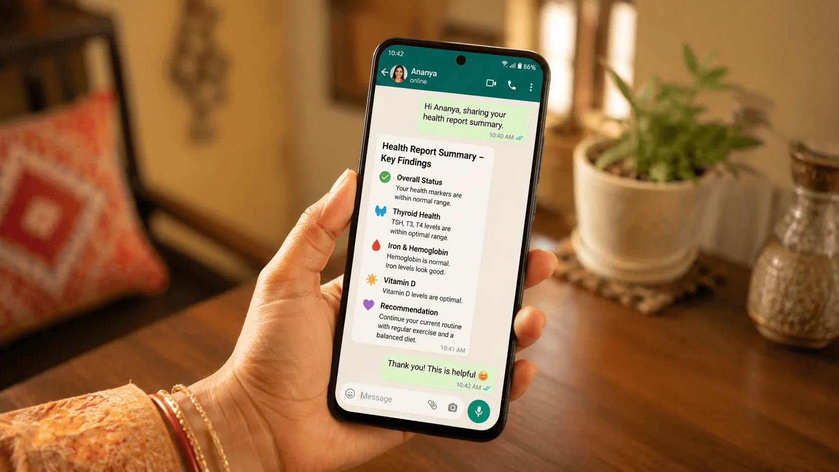 How to Share Your Medical Report With Your Doctor on WhatsApp