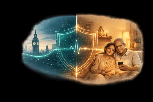 NRI family managing parents' health remotely
